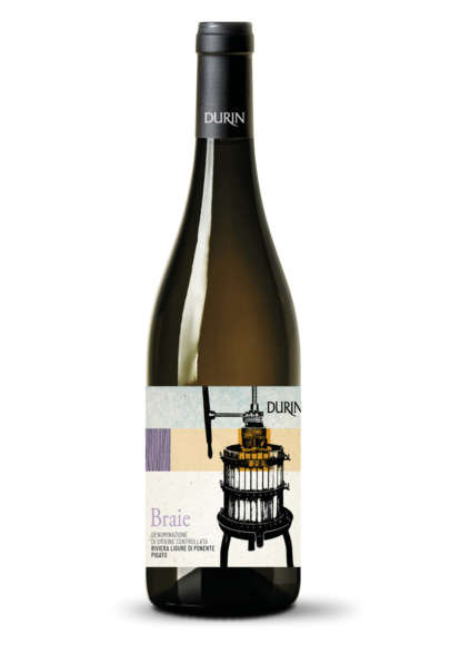 Durin white wine Braie Pigato Liguria